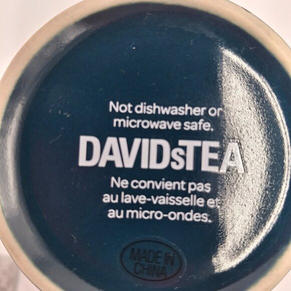 Davids Tea Perfect Mug Lid Infuser 12 oz Starry Sky Color Changing Retired Cup - Picture 9 of 10
